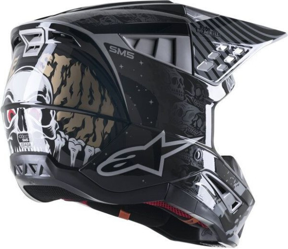 Casca Moto MX/Enduro Supertech S-M5 Solar Flare Black/Gray 24