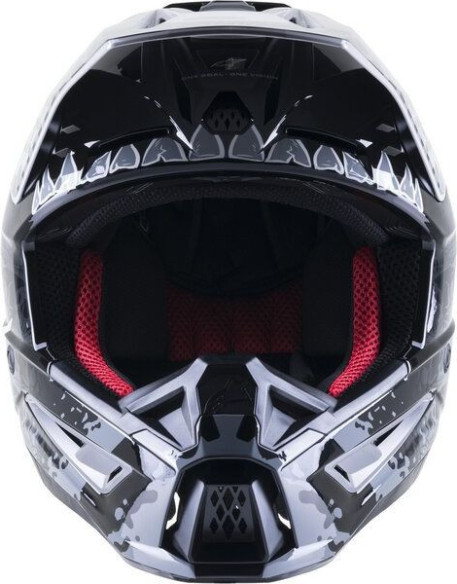 Casca Moto MX/Enduro Supertech S-M5 Solar Flare Black/Gray 24