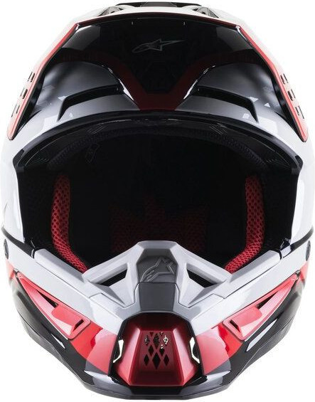 Casca Moto MX/Enduro Supertech S-M5 Beam Black/Gray/Red 24