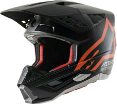 Casca Moto MX/Enduro Supertech S-M5 Compass Black/Orange 24