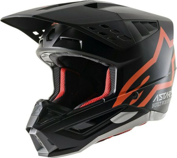 Casca Moto MX/Enduro Supertech S-M5 Compass Black/Orange 24