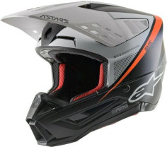 Casca Moto MX/Enduro Supertech S-M5 Rayon Black/Orange/White 24