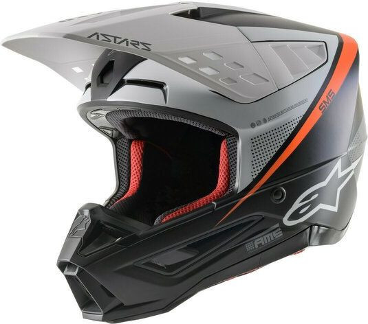 Casca Moto MX/Enduro Supertech S-M5 Rayon Black/Orange/White 24