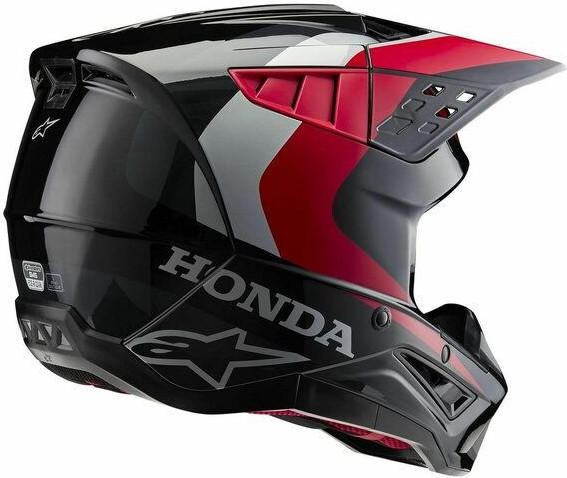 Casca Moto MX/Enduro Supertech S-M5 Honda ECE 22.06 Black/Red 24