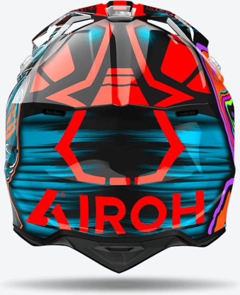 Casca Moto Mx/Enduro Wraaap Cyber Orange 24