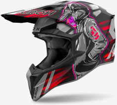 Casca Moto Mx/Enduro Wraaap Cyber Red Matt 24
