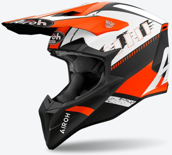 Casca Moto Mx/Enduro Wraaap Feel Orange X24