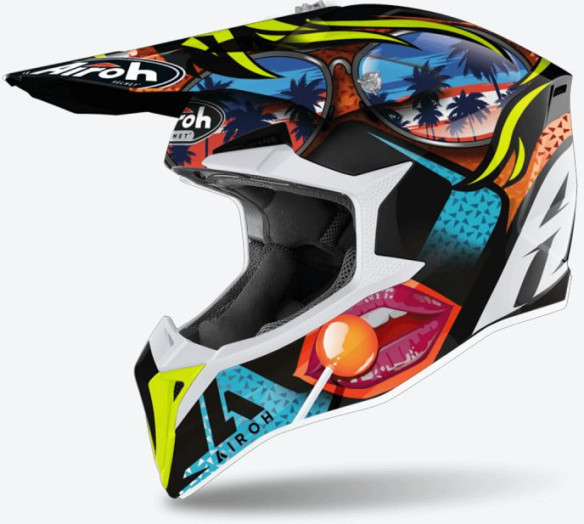 Casca Moto Mx/Enduro Wraaap Lollipop 24