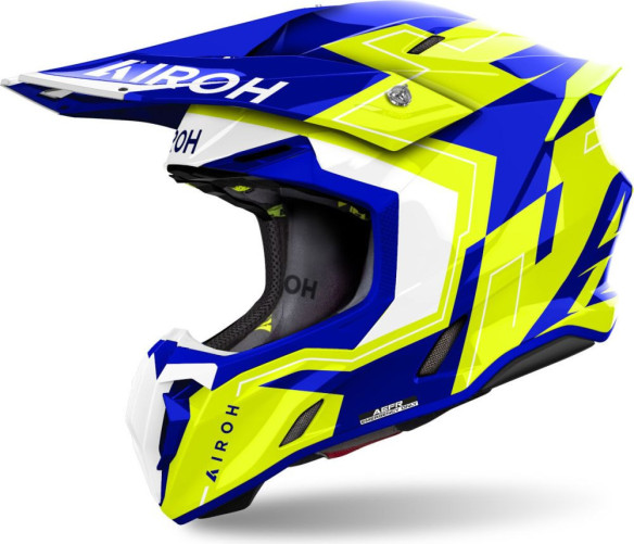 Casca Moto MX/Enduro Twist 3 Dizzy Blue Yellow 24