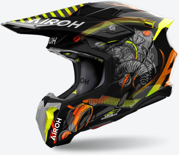 Casca Moto MX/Enduro Twist 3 Toxic 24