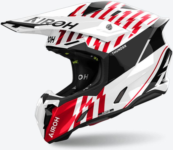 Casca Moto MX/Enduro Twist 3 Thunder Red 24