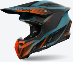 Casca Moto MX/Enduro Twist 3 Shard Orange Matt 24