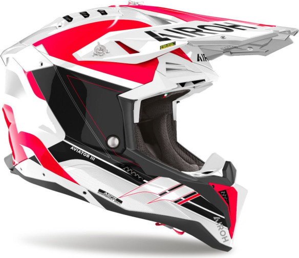 Casca Moto Mx/Enduro Aviator 3 Saber Red 24