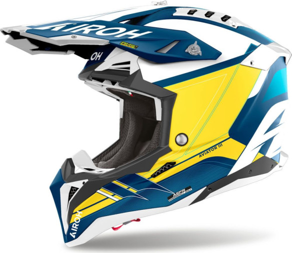 Casca Moto Mx/Enduro Aviator 3 Saber Blue Matt 24