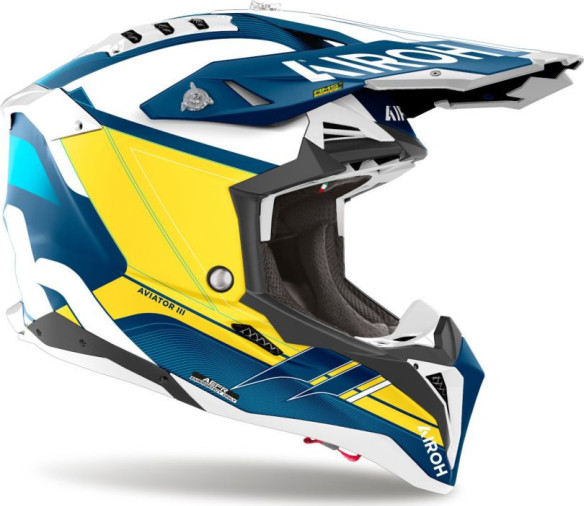 Casca Moto Mx/Enduro Aviator 3 Saber Blue Matt 24