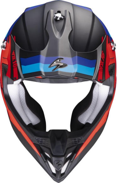 Casca Moto MX/Enduro VX-16 Evo Air Spectrum Black Matt/Red/Blue 24
