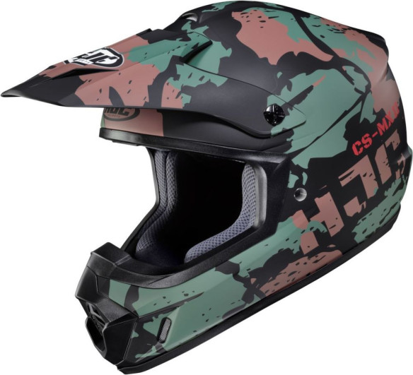 Casca Moto MX/Enduro CS-MX II Ferian Green/Brown/Black 24