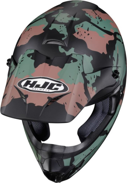Casca Moto MX/Enduro CS-MX II Ferian Green/Brown/Black 24