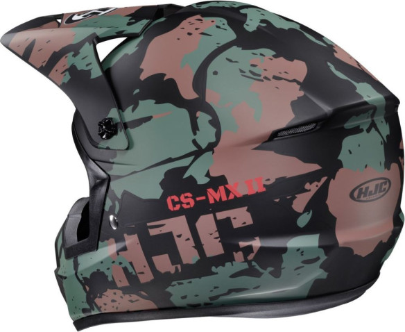 Casca Moto MX/Enduro CS-MX II Ferian Green/Brown/Black 24