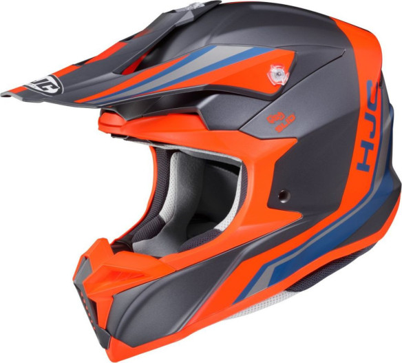 Casca Moto MX/Enduro i50 Flux Grey/Blue/Orange 24