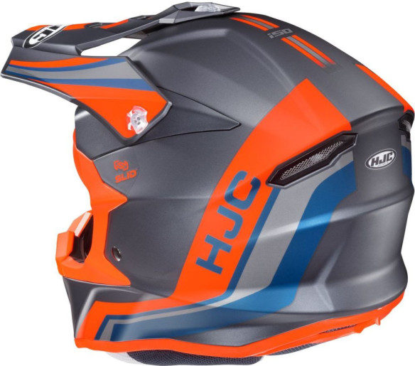 Casca Moto MX/Enduro i50 Flux Grey/Blue/Orange 24