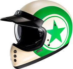 Casca Moto MX/Enduro V60 Nyx White/Green 24