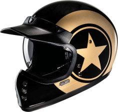 Casca Moto MX/Enduro V60 Nyx Black/Gold 24