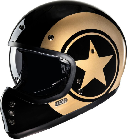 Casca Moto MX/Enduro V60 Nyx Black/Gold 24
