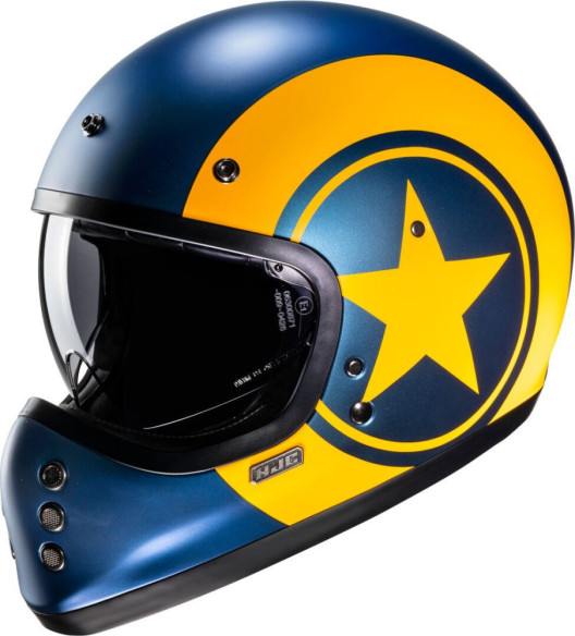 Casca Moto MX/Enduro V60 Nyx Blue/Yellow 24