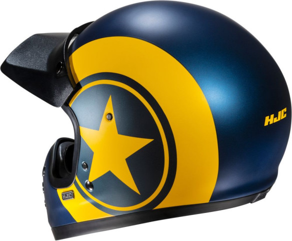 Casca Moto MX/Enduro V60 Nyx Blue/Yellow 24
