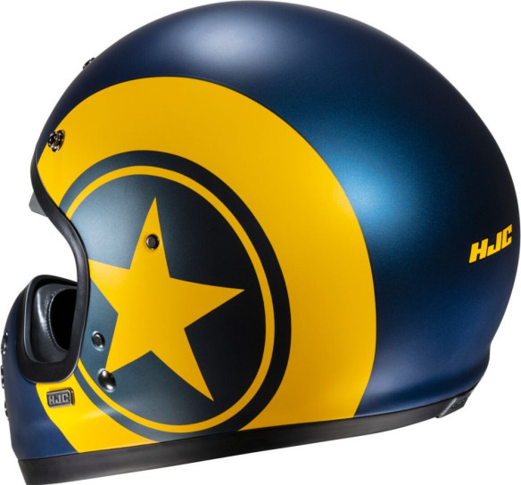 Casca Moto MX/Enduro V60 Nyx Blue/Yellow 24