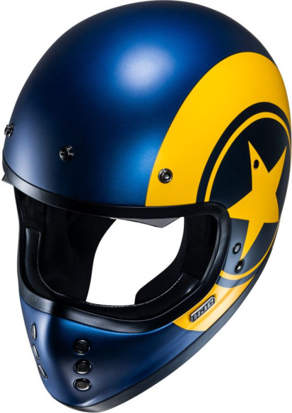 Casca Moto MX/Enduro V60 Nyx Blue/Yellow 24