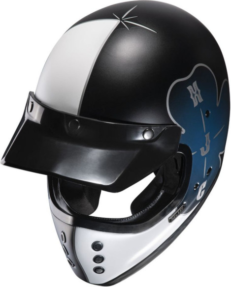 Casca Moto MX/Enduro V60 Ofera White/Black/Blue 24