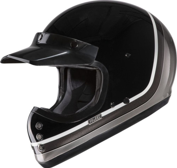 Casca Moto MX/Enduro V60 Scoby Black/Grey/White 24