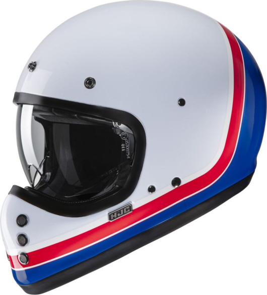 Casca Moto MX/Enduro V60 Scoby White/Blue/Red 24