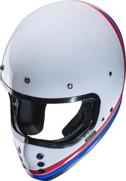 Casca Moto MX/Enduro V60 Scoby White/Blue/Red 24
