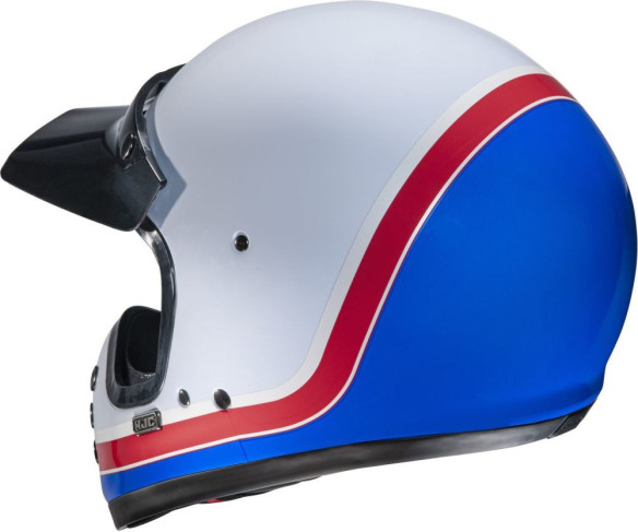 Casca Moto MX/Enduro V60 Scoby White/Blue/Red 24