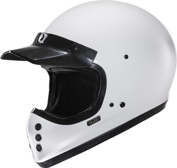 Casca Moto MX/Enduro V60 Solid White 24