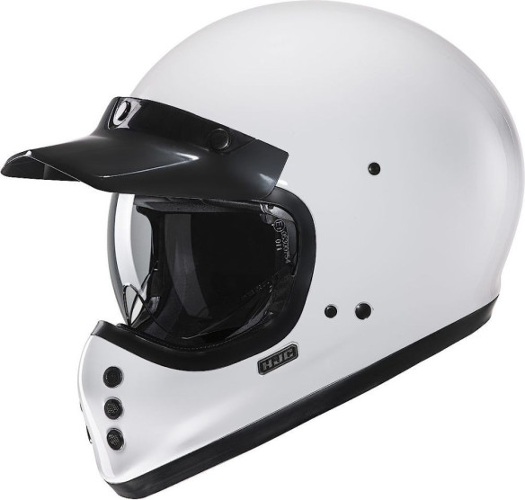 Casca Moto MX/Enduro V60 Solid White 24