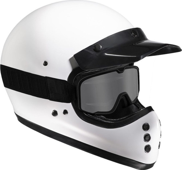 Casca Moto MX/Enduro V60 Solid White 24