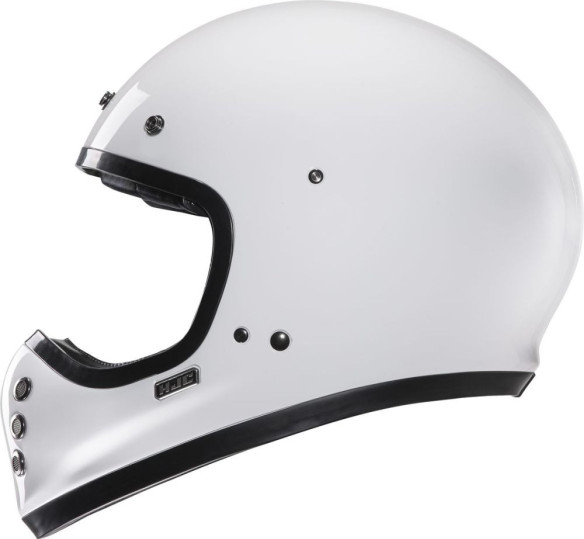 Casca Moto MX/Enduro V60 Solid White 24