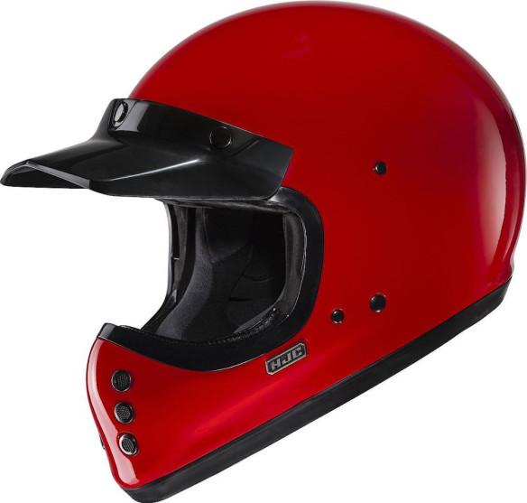 Casca Moto MX/Enduro V60 Solid Deep Red 24