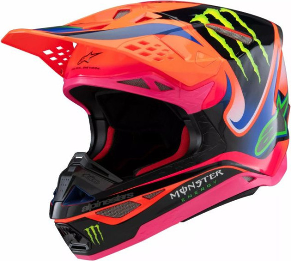 Casca Moto MX/Enduro S-M10 Deegan Orange/Pink/Purple 24