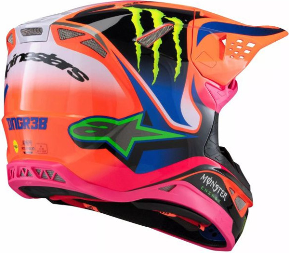 Casca Moto MX/Enduro S-M10 Deegan Orange/Pink/Purple 24
