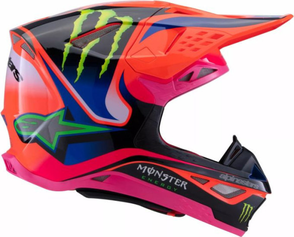 Casca Moto MX/Enduro S-M10 Deegan Orange/Pink/Purple 24