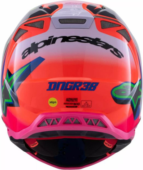 Casca Moto MX/Enduro S-M10 Deegan Orange/Pink/Purple 24