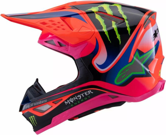 Casca Moto MX/Enduro S-M10 Deegan Orange/Pink/Purple 24