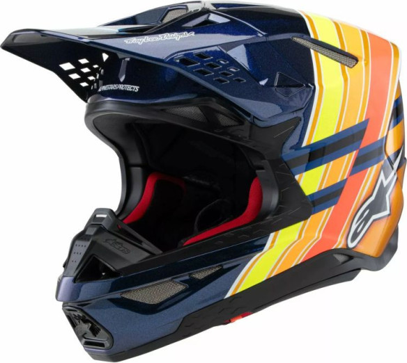Casca Moto MX/Enduro S-M10 TLD25 Blue/Orange/Yellow 24