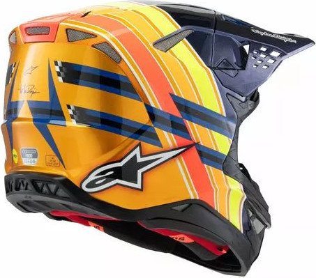 Casca Moto MX/Enduro S-M10 TLD25 Blue/Orange/Yellow 24
