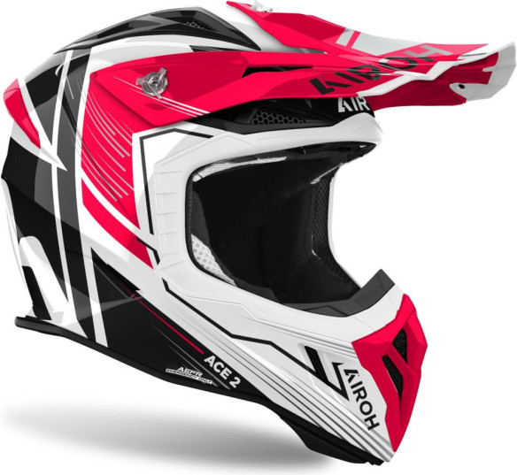 Casca Moto MX/Enduro Aviator Ace 2 Engine Red Gloss